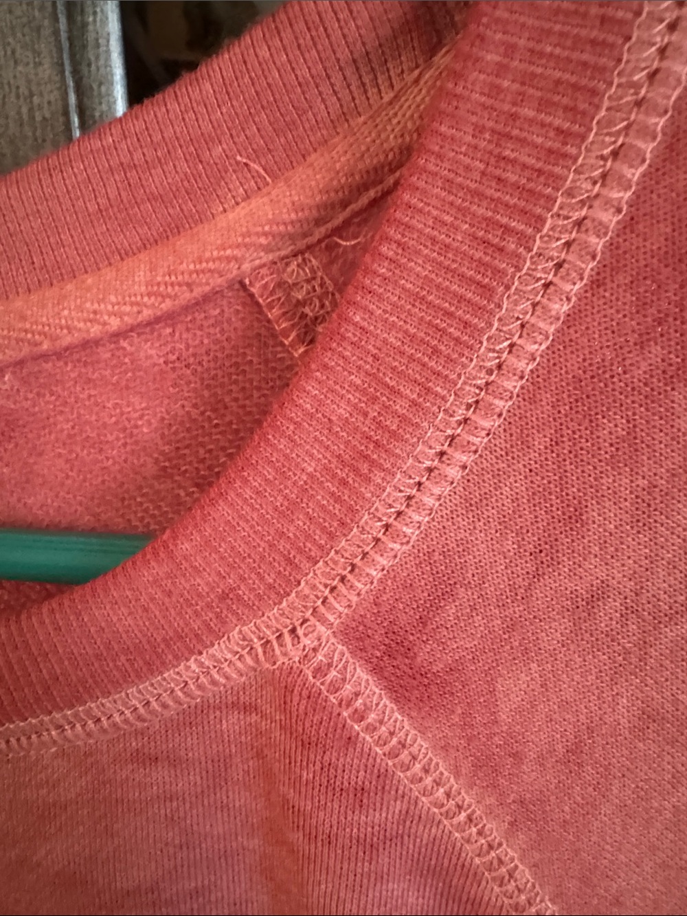 Lane Bryant Rose Pink Eyelet-Sleeve Pullover Sweatshirt - Picture 4 of 5